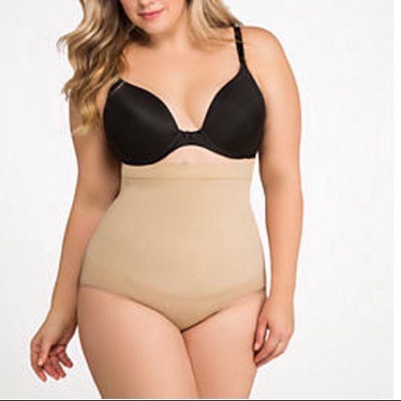 🟣 JULIE FRANCE Leger Collection High Waist Panty Shaper Nude 2X EUC - Picture 1 of 12